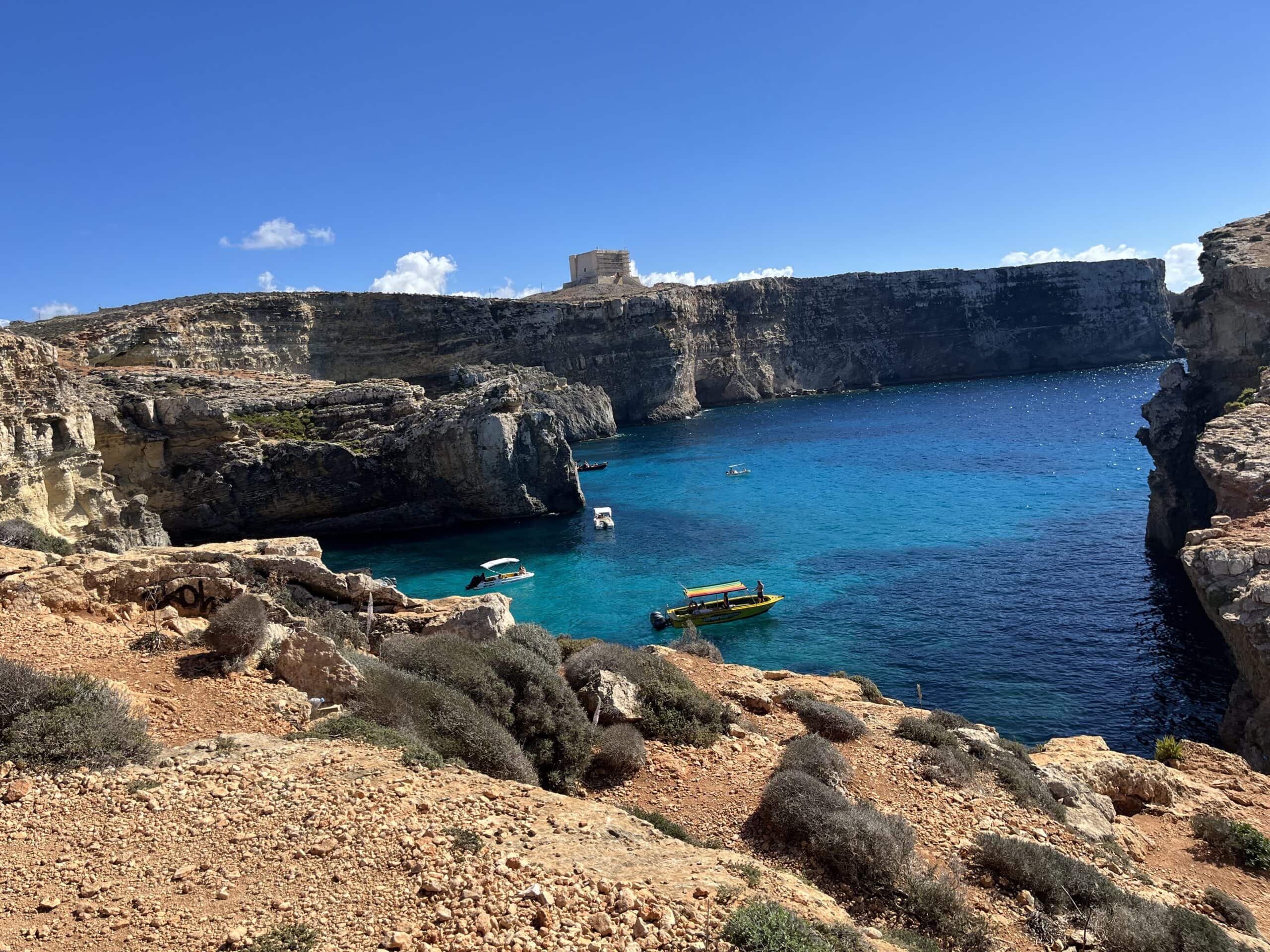 Scenic hike of Santa Marija Tower Scenic hike of Santa Marija Tower (also known as Comino Tower)