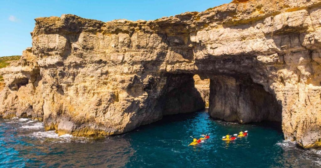 Crystal Lagoon vs Blue Lagoon in Malta during summer with crystal-clear water and private boat tours