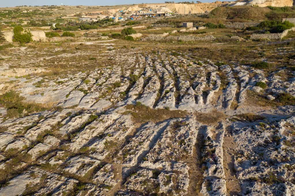 Cart Ruts at Clapham Junction (Misraħ Għar il-Kbir)