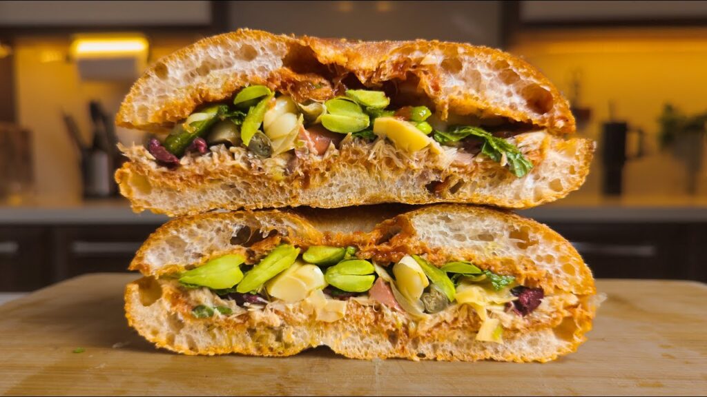 Ħobż biż-żejt traditional Maltese sandwich enjoyed on boat trips in Malta