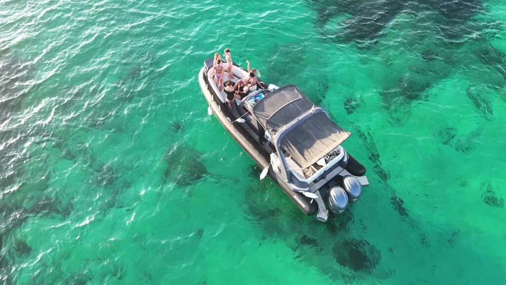 GOZOblu cruising in the sea, one of the best boat trip in Malta