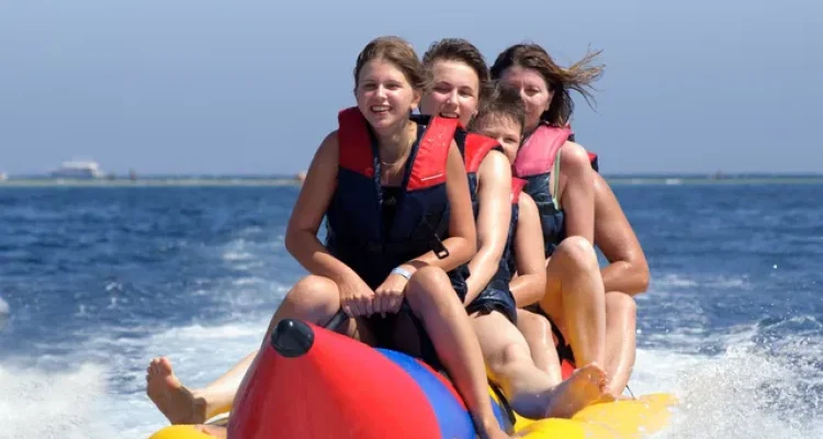 banana boat rides - one of the best things to do in St Paul’s Bay