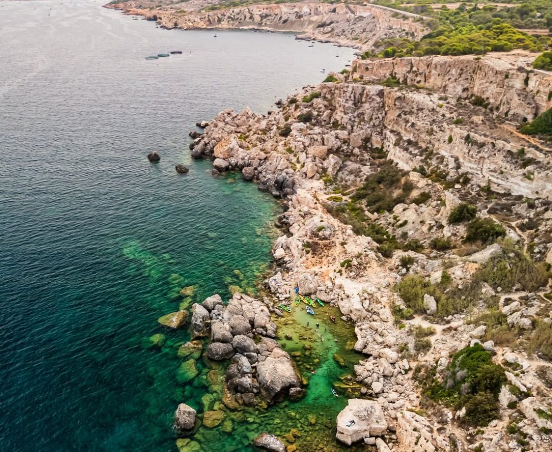 📍 Launched near Victoria Bar, Mellieħa → Coral Lagoon → Slugs Bay On August 26, we paddled out